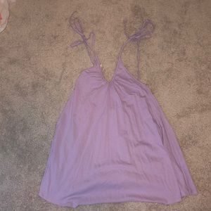 Lilac shift dress from Tobi